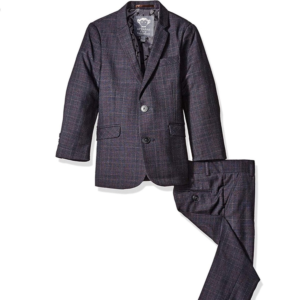 Boys slim  fit modern suit